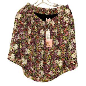 LEYDEN NEW NWT floral wildflower print skirt L Nomadic Getaway skirt
